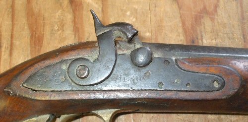 Original East India Co. pistol converted to caplock