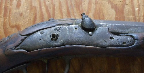 Original Germanic dragoon pistol converted to caplock